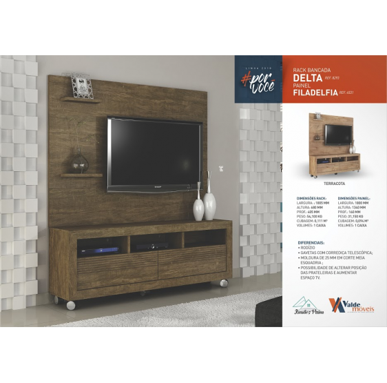 Rack Delta / Painel Filadelfia