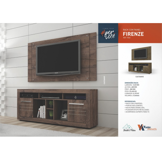 Rack c/ Painel Firenze