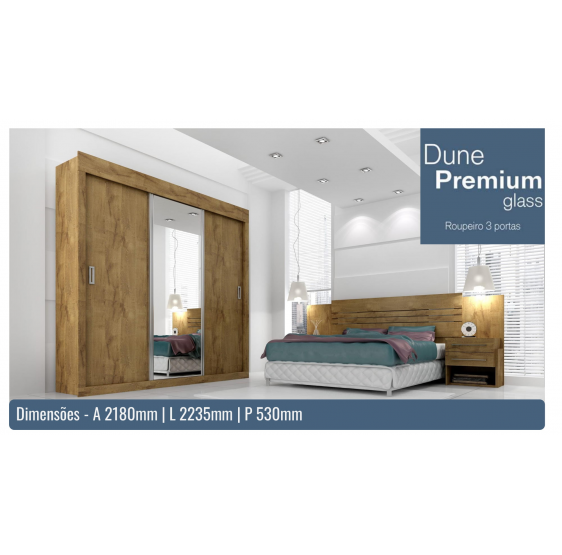 Roupeiro Dune Premium Glass